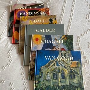 Six artist books, hardcover